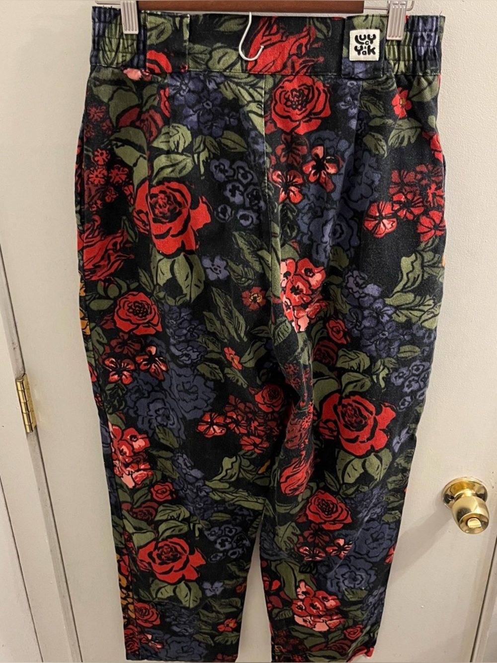 Lucy & Yak Delores Wide Leg Pants in Maria Print Size 10 - Picture 5 of 7